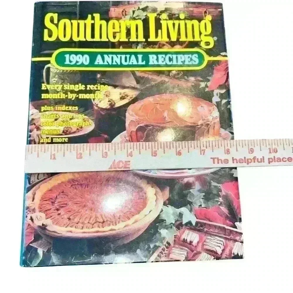 Southern Living 1990‎ Annual Receipe Cook Book Vintage Hard Cover Collectible